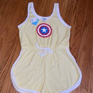 Marvel Terry one piece romper size medium NWT